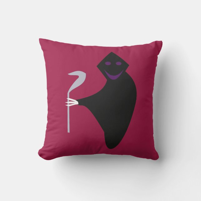 D'extérieur Grim Reaper Halloween Coussin extérieur (Recto)