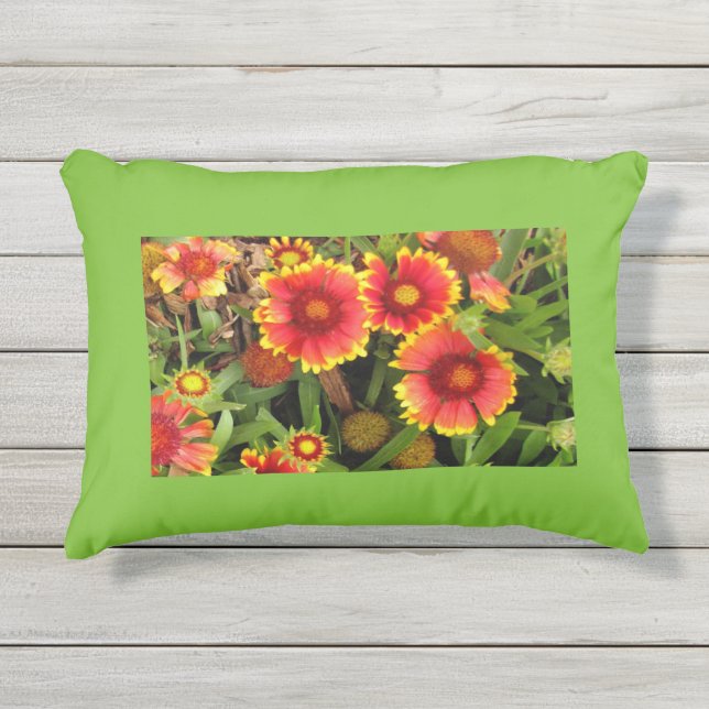 D'extérieur jardin fleuri coussin coloré extérieur (Devant)