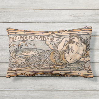 D'extérieur La Sirène au Coussin Lumbar au coucher du soleil