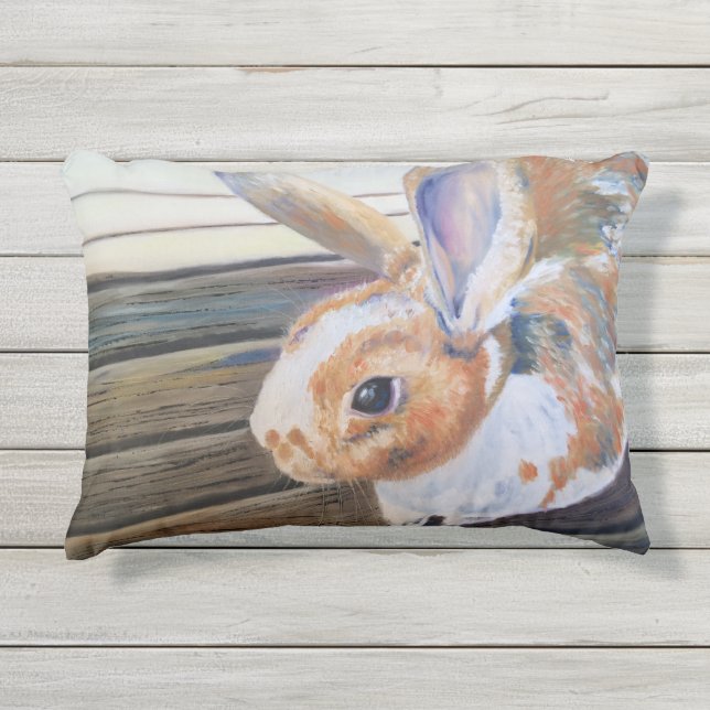 D'extérieur Le coussin extérieur orange d'accent de "Cheeto" (Devant)