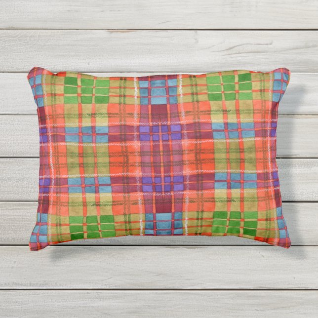 D'extérieur MAC RAE TARTAN Coussin extérieur (Devant)