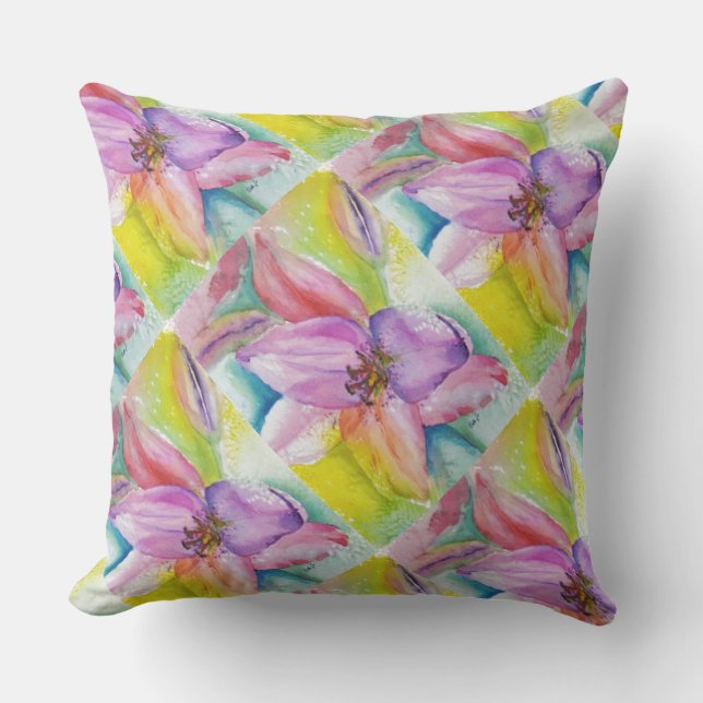 D'EXTÉRIEUR NEON LILY PATIO COUSSIN (Recto)