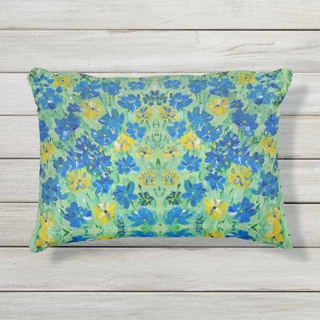 D'extérieur Oubliez-moi-ne pas Coussin d'accentuation extérieu (Devant)