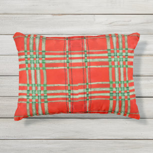 D'extérieur RED SCOTT TARTAN Coussin extérieur