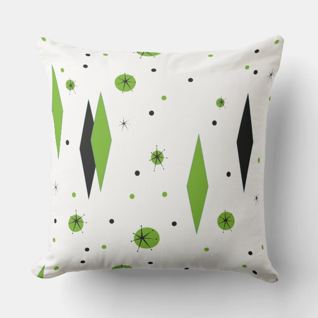 D'extérieur Rétro diamant vert et coussin extérieur de (Recto)