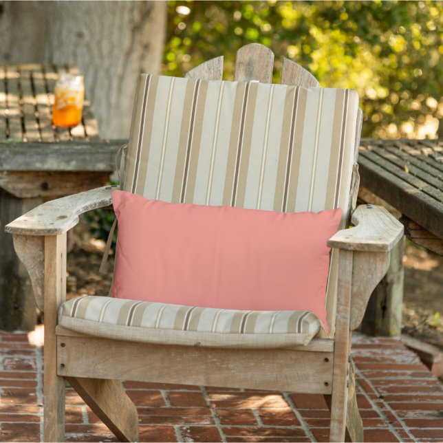 D'extérieur Saumon extérieur Lumbar Coussin (Chaise)