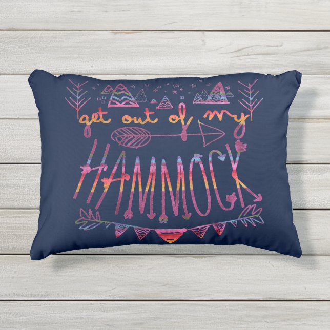 D'extérieur Sortez de mon coussin extérieur d'hamac (V-Lama) (Devant)