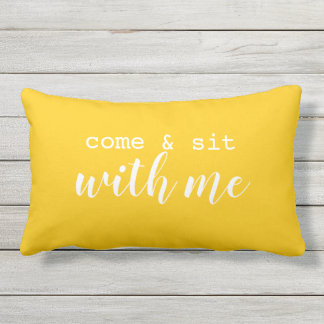 D'extérieur Viens t'asseoir avec moi, coussin lumbar