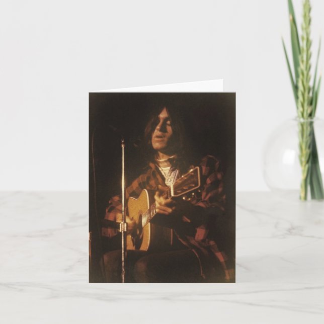 DF en concert les années 70 Carte pour notes préco (Devant)