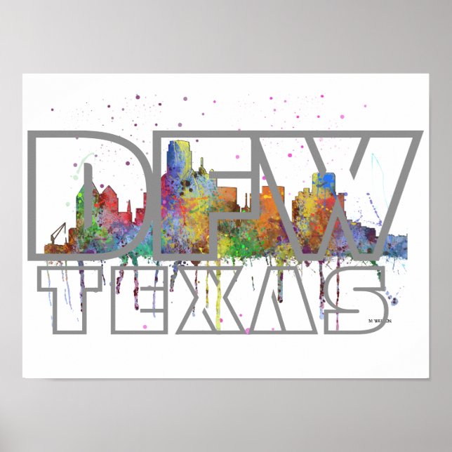 DFW TEXAS - Poster (Devant)