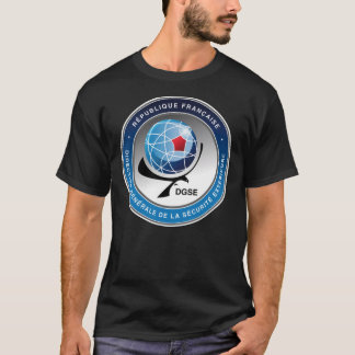 DGSE SERVICE DE RENSEIGNEMENT FRANÇAIS T-shirt cla