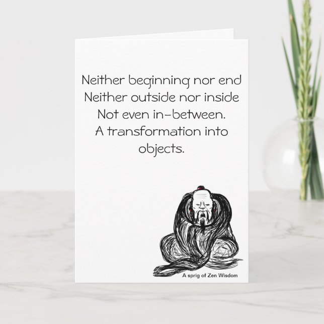 Dharmas de carte de voeux d'esprit (Devant)