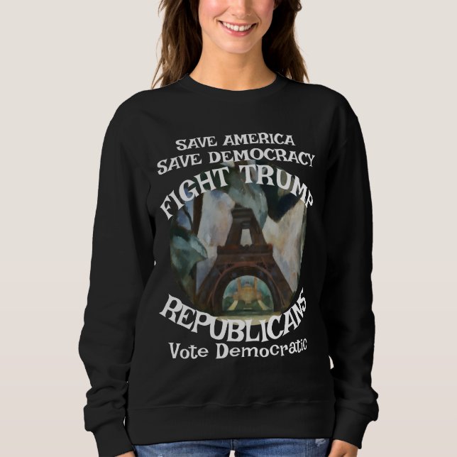 DHS FBI CBP Trump Sweatshirt Femmes 36 37 38 39  (Devant)