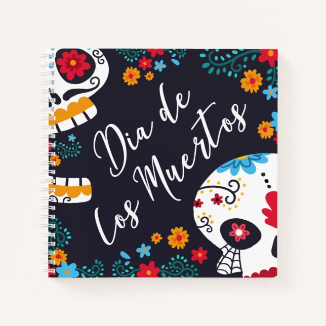Dia de los Muertos coloré | Carnet (Devant)