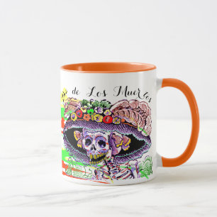 Dia de Los Muertos Day de la tasse morte de