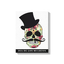 DIA DE LOS MUERTOS Impression en toile étirée