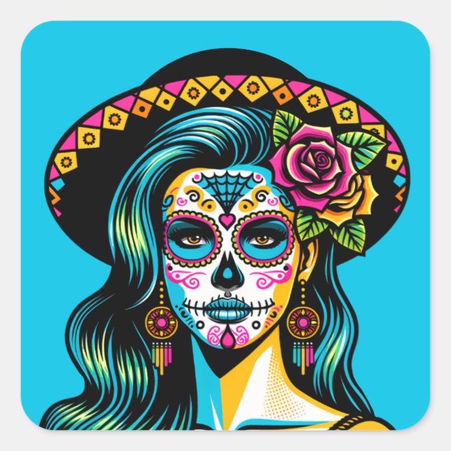 Día de los Muertos Jour des Stickers Morts (Devant)