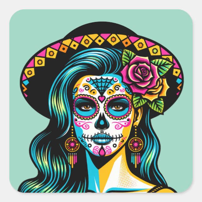 Día de los Muertos Jour des Stickers Morts (Devant)