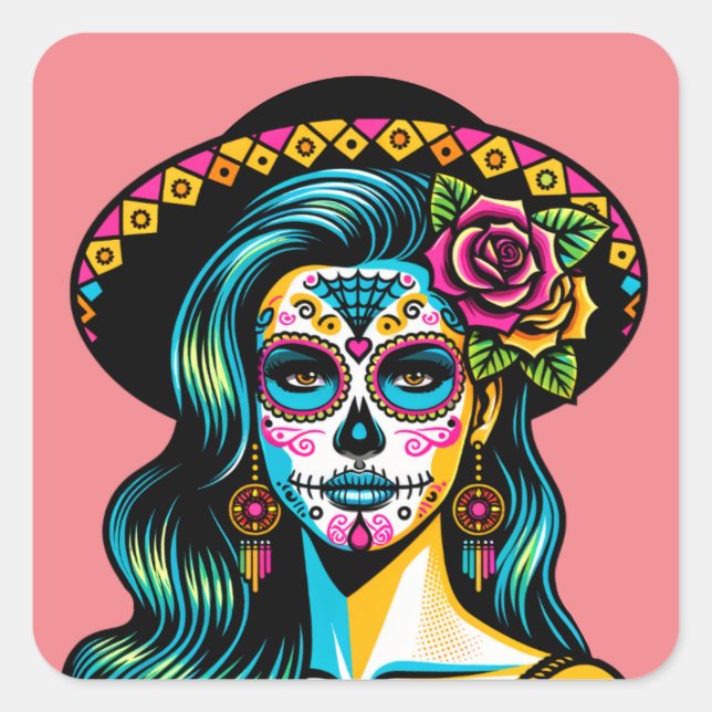 Día de los Muertos Jour des Stickers Morts (Devant)