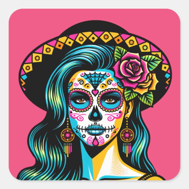 Día de los Muertos Jour des Stickers Morts (Devant)