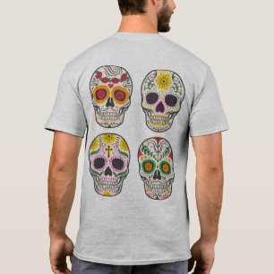 Dia de los Muertos Skuls   T-shirt