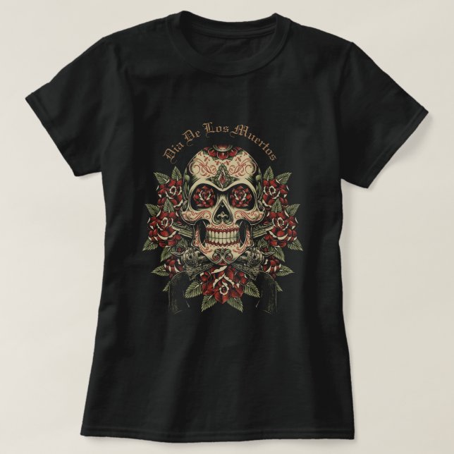 Dia de Los Muertos T-Shirt (Design devant)