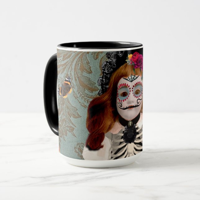 Día de Muertos Mug personnalisé (Devant gauche)