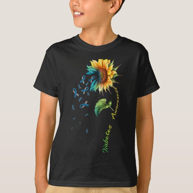 Diabète T-shirt suower Type 1 Type 2 (Devant)