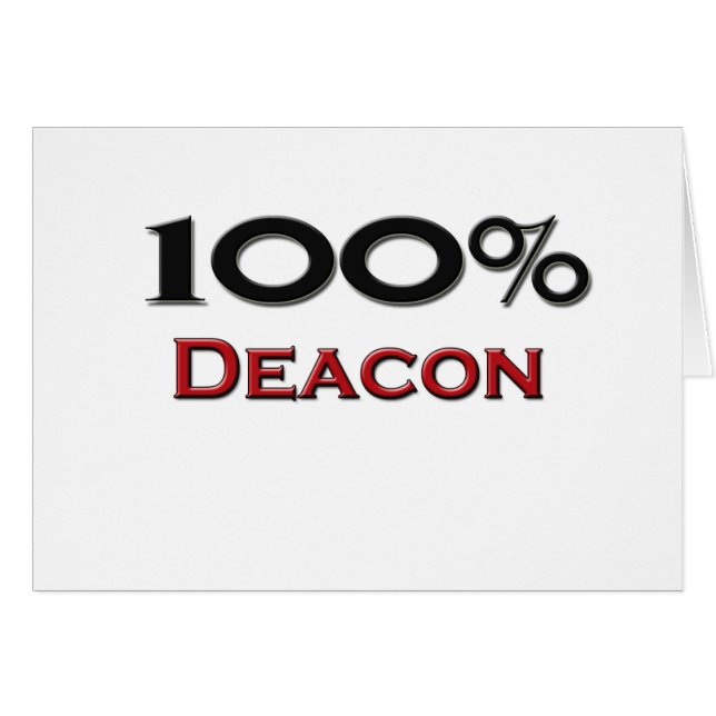 Diacre de 100 pour cent (Devant horizontal)