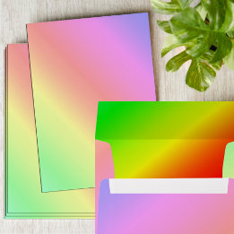 Diagonal Arc en Ciel Pastel Abstrait Pastel