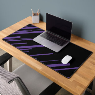 Diagonales en violet et noir