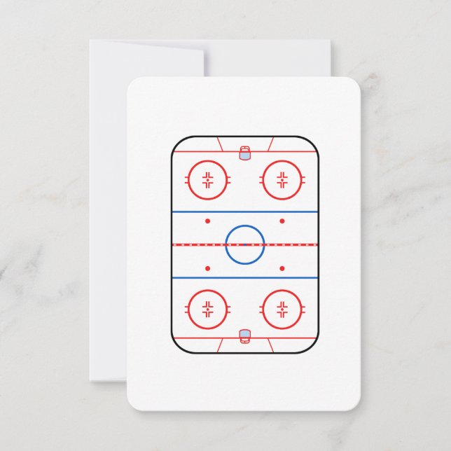 Diagramme de la patinoire Hockey Jeu Compagnon (Devant)