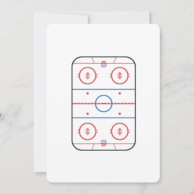 Diagramme de la patinoire Hockey Jeu Compagnon (Devant)