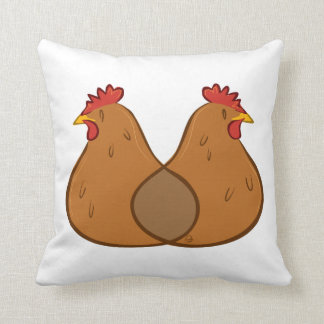 Diagramme de poule - coussin