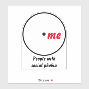 Diagramme de Venn autocollant en vinyle pour un se