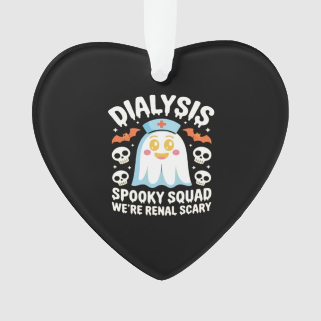 Dialysis Nephrology Nurse Cute Halloween Spooky Es (devant)