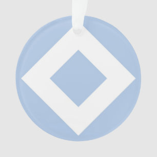Diamant bleu pâle, Bordure blanche gras