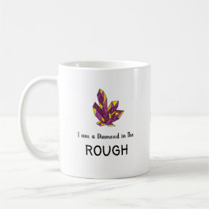 Diamant dans la Mug de café ROUGH