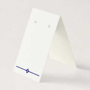 Diamant personnalisé en Bleu Plié Tente Cartes d'o