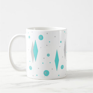 Diamant Turquoise Rétro & Mug Starburst
