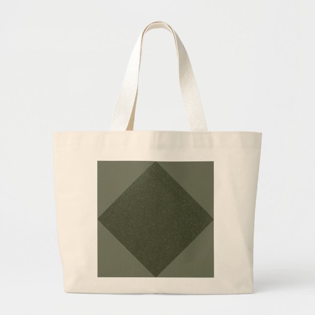 Diamant vert de mousse minimal - Sac fourre-tout (Devant)