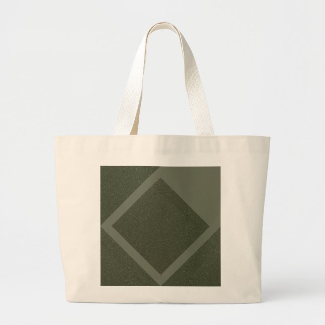 Diamant vert moderne Moss - Sac fourre-tout (Devant)