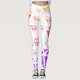 Diamants Aquarelle Art, Leggings été personnalisés