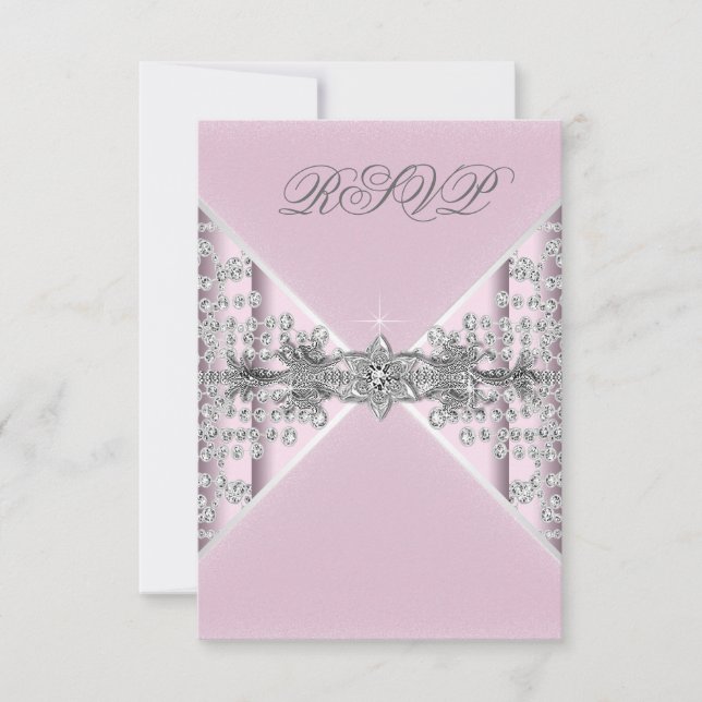 Diamants Argent Roses et Argent RSVP (Devant)