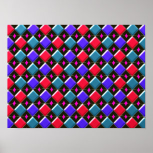 Diamants Brillants Créez votre propre Affiche