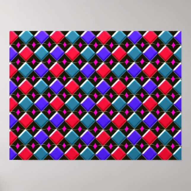 Diamants Brillants Créez votre propre Affiche (Devant)