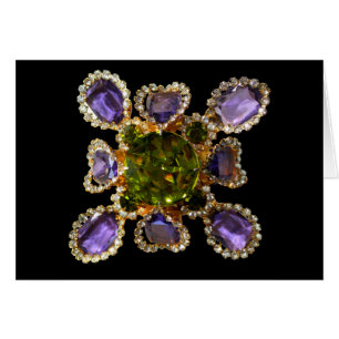 Diamants d'améthyste violet Emeralds bijoux