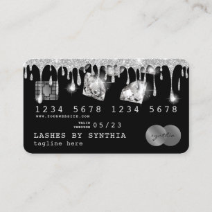 Diamants d'or à séchage par carte de crédit