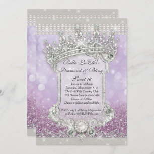 Diamants et sucreries 16 Invitations de coing