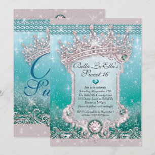 Diamants et sucreries 16 Invitations de coing